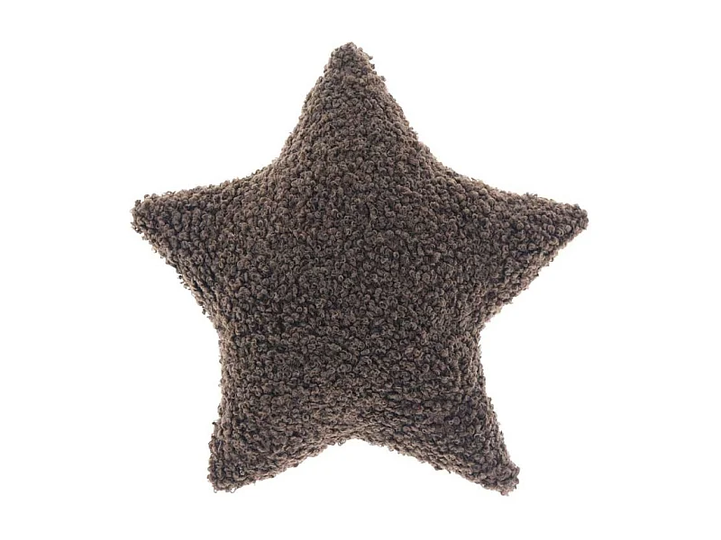 Coussin décoratif Curly Taupe -40x40cm