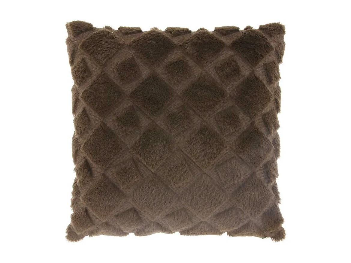 Unique Living – Coussin Fraser – 45 x 45 cm – Noix de coco