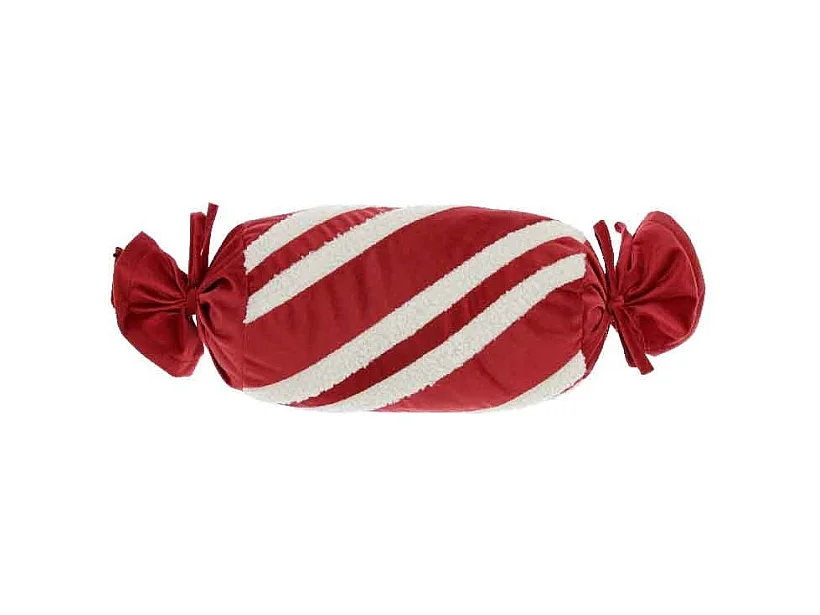 Coussin décoratif Candy Rouge - 31x31x14cm