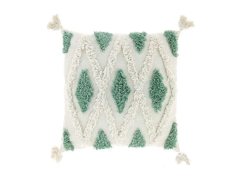 Coussin Alys - 45x45cm - Bleu Surf