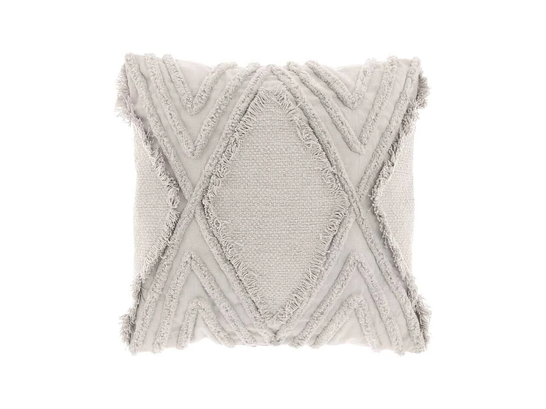 Coussin Crato - 45x45cm - Gris Château