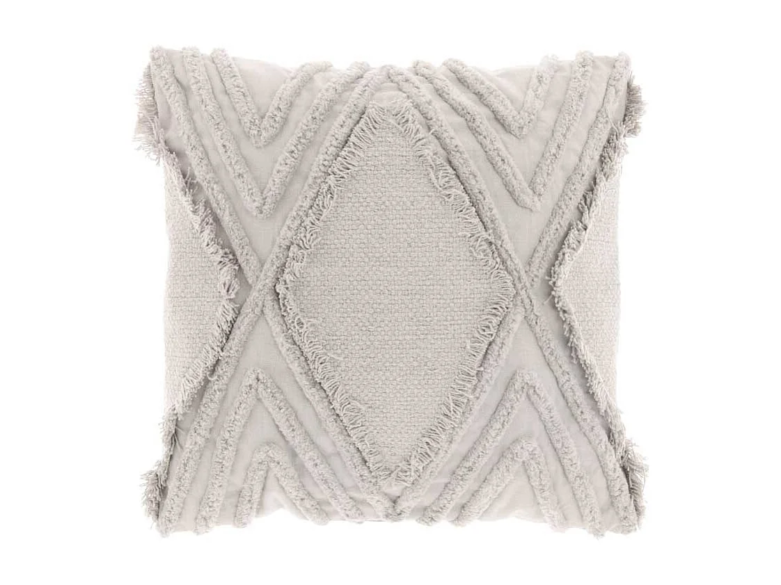 Coussin Crato - 45x45cm - Gris Château