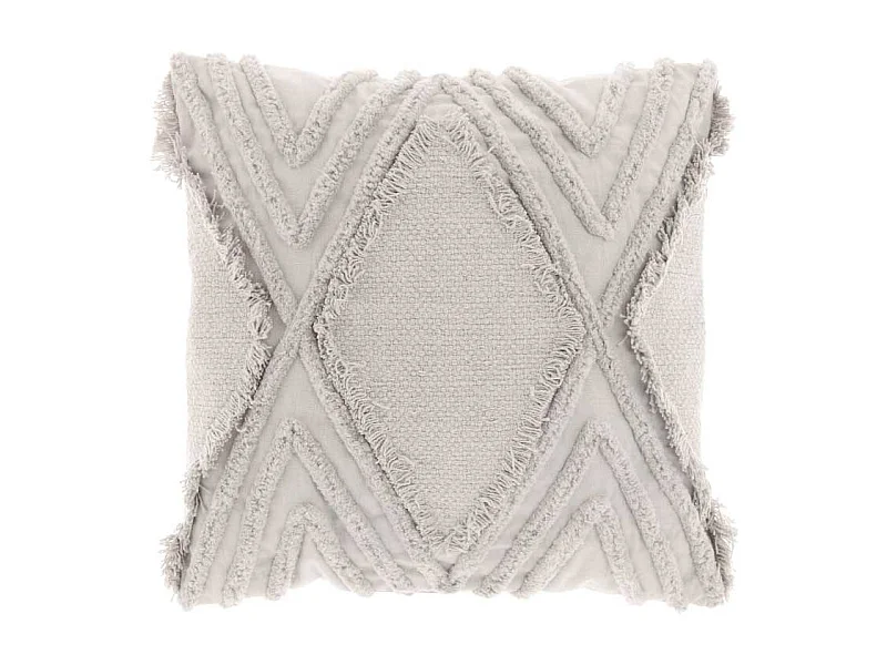 Coussin Crato - 45x45cm - Gris Château