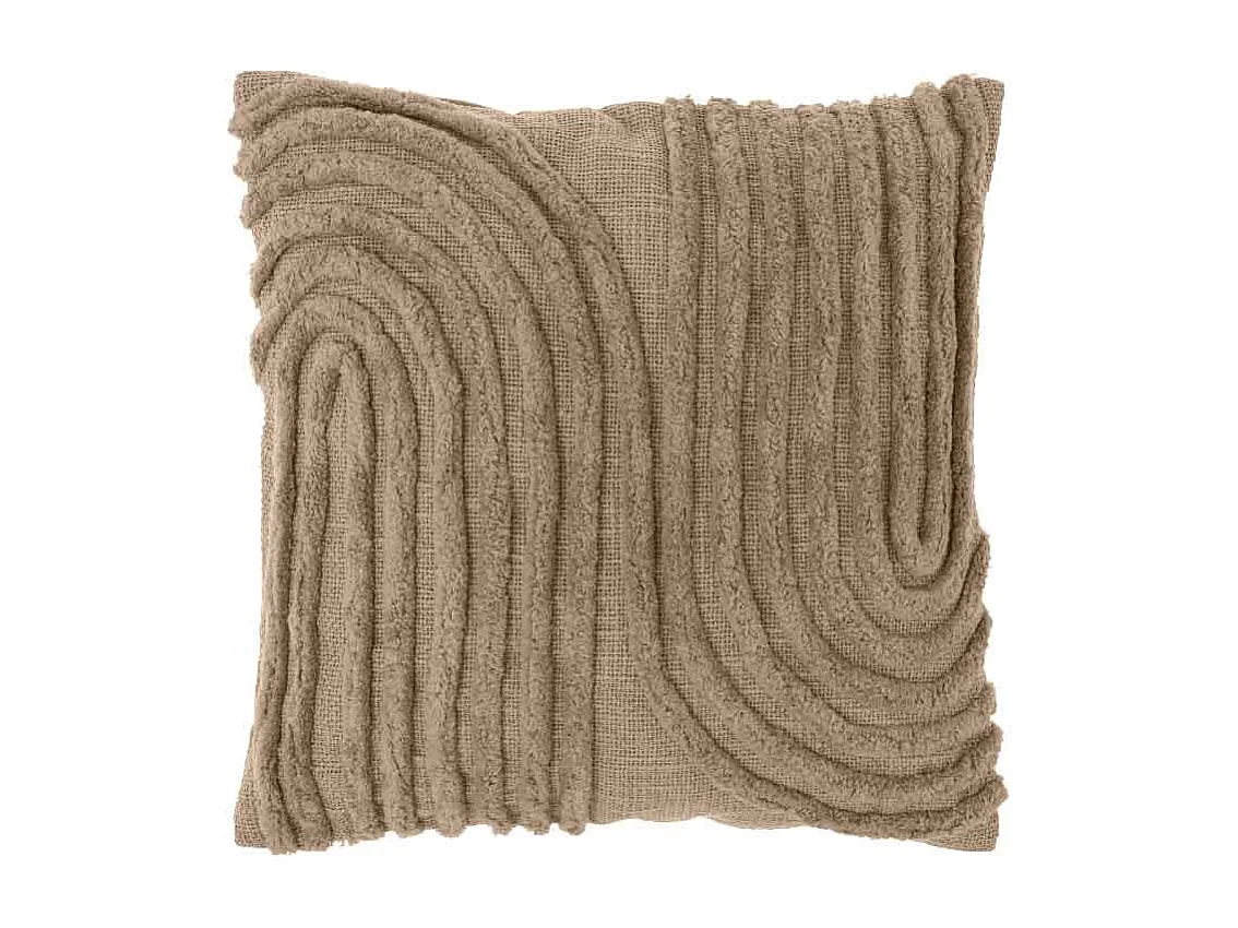 Coussin décoratif Maeve Taupe -45x45cm