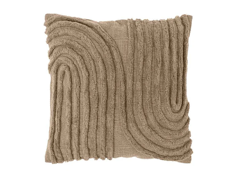 Coussin décoratif Maeve Taupe -45x45cm