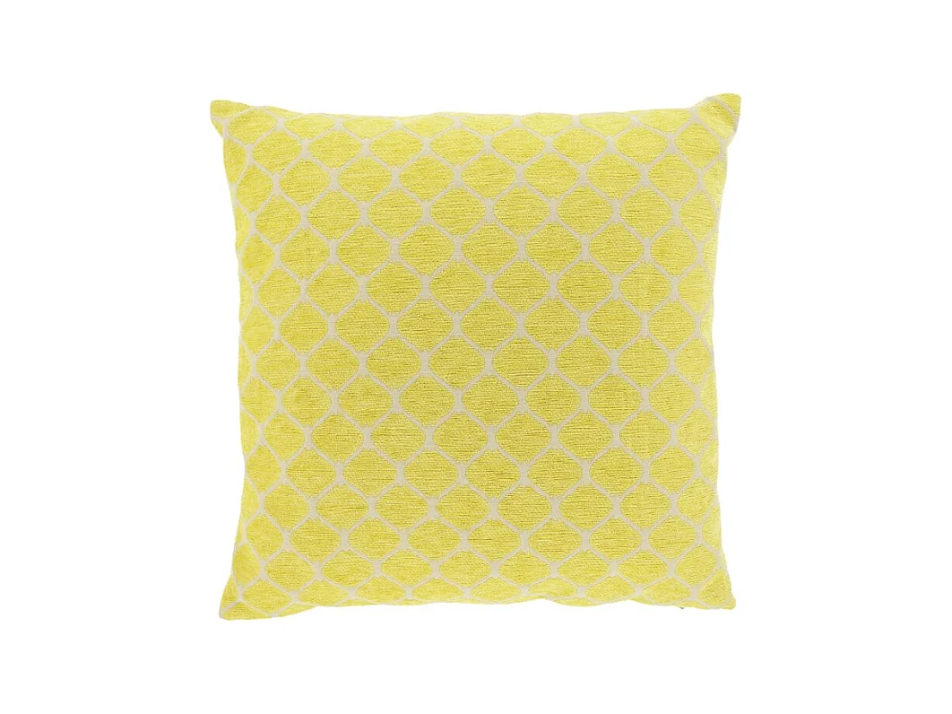 Coussin décoratif Miley Jaune Citron -45x45cm