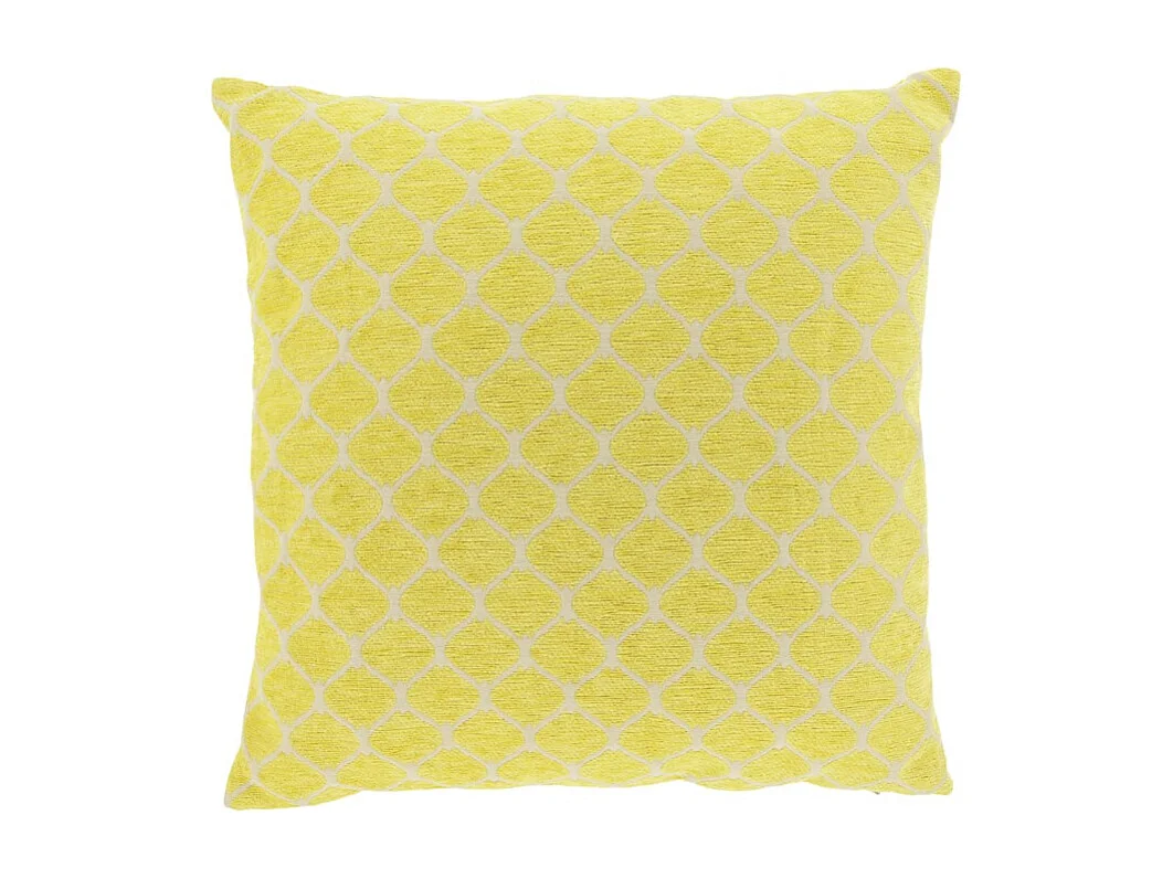 Coussin décoratif Miley Jaune Citron -45x45cm