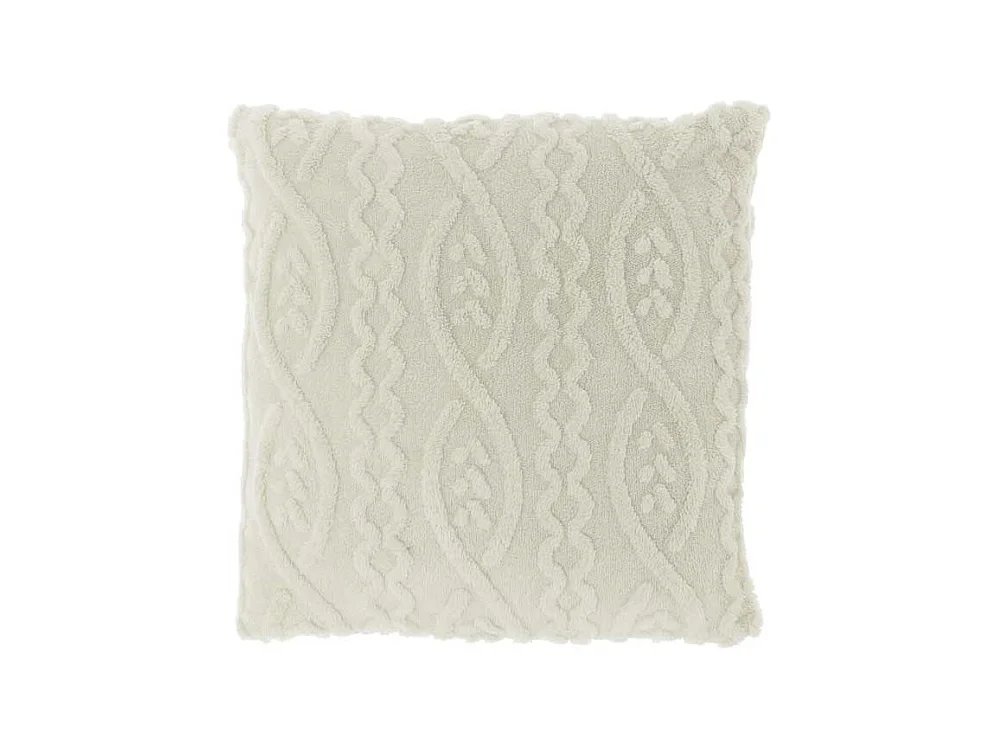 Coussin décoratif Pleun Colombe Blanc -45x45cm