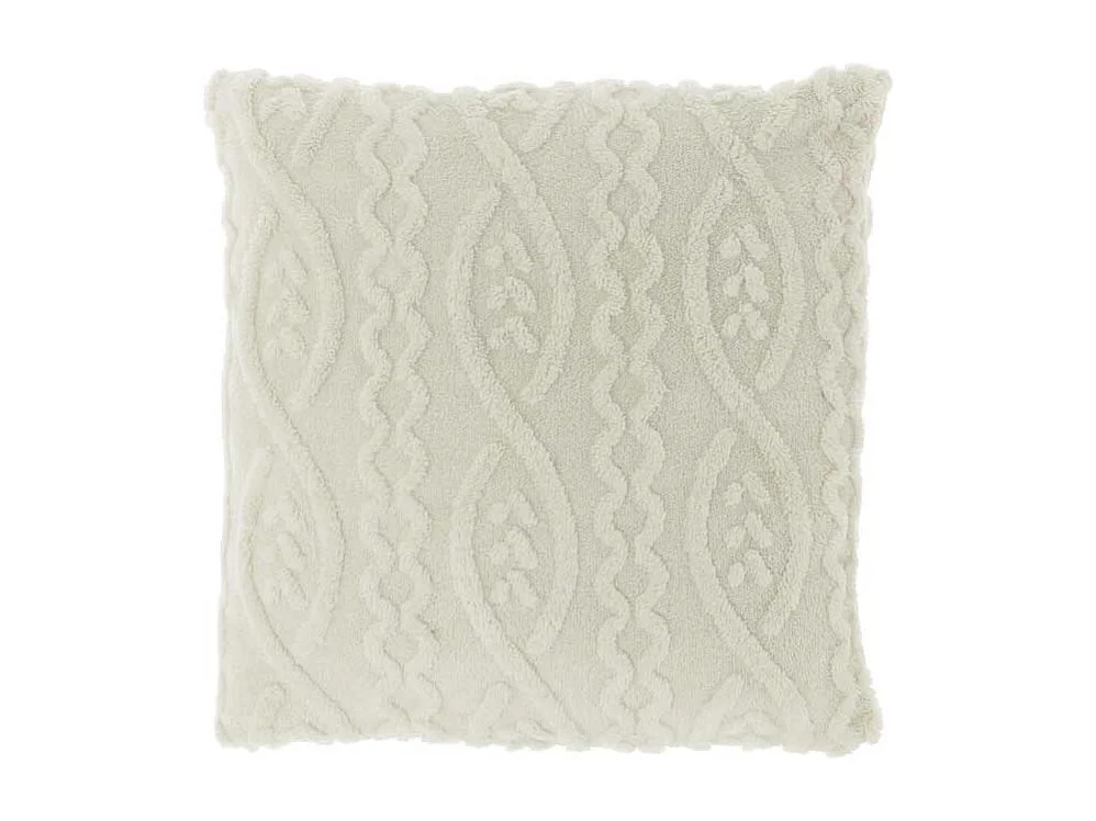 Coussin décoratif Pleun Colombe Blanc -45x45cm