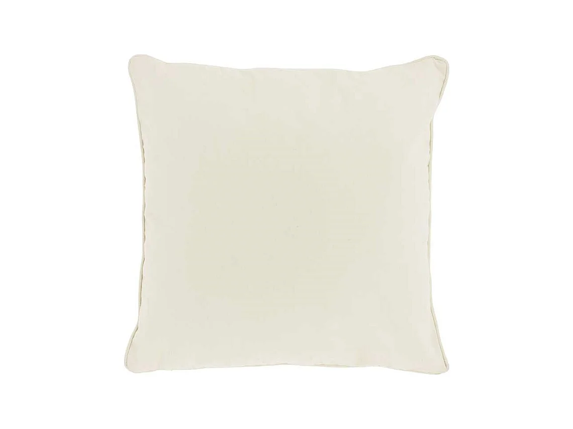 Coussin Madia - 45x45cm - blanc tourterelle