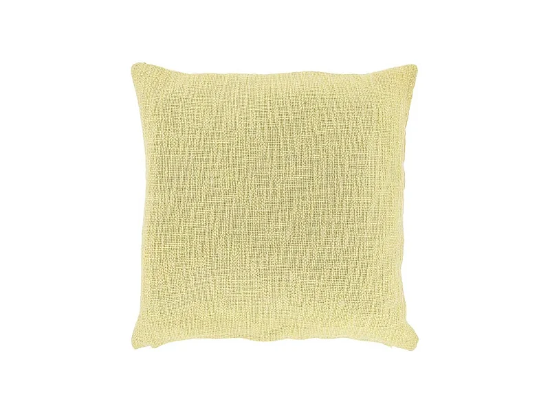 Coussin décoratif Vieve Jaune Citron -50x50cm