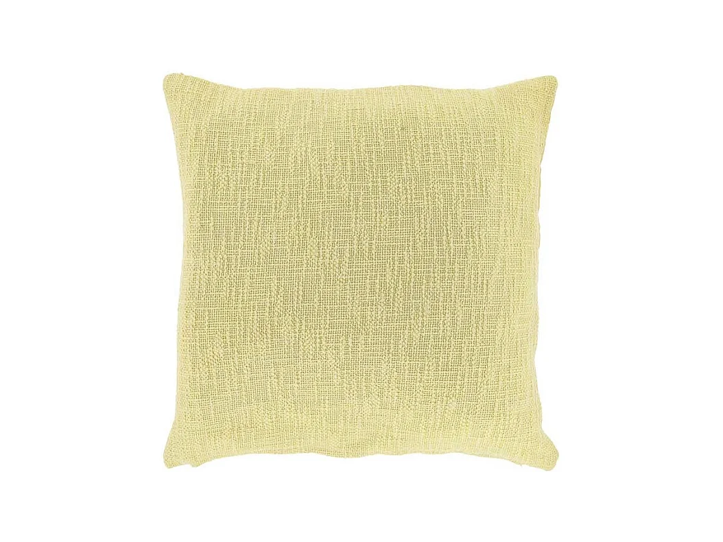 Coussin décoratif Vieve Jaune Citron -50x50cm