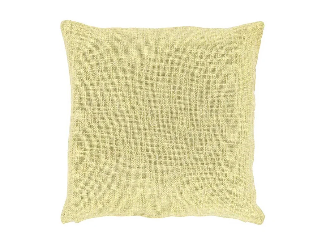 Coussin décoratif Vieve Jaune Citron -50x50cm