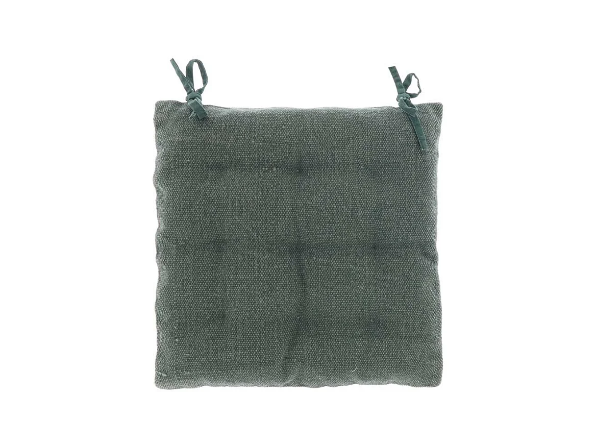 Coussin de matelas Loek 40x40cm Vert Laurier