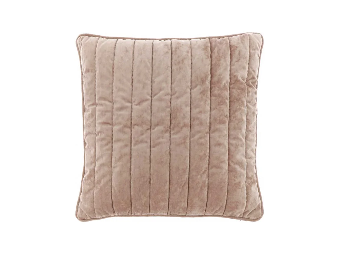 Coussin Moos 45x45cm Vieux Rose