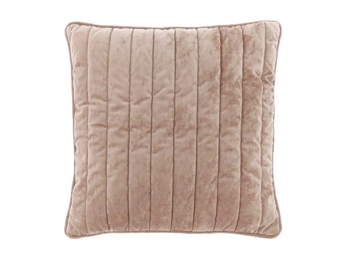 Coussin Moos 45x45cm Vieux Rose