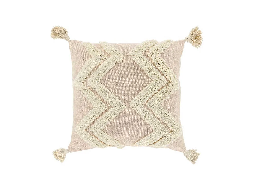 Coussin décoratif Dahlia vieux rose -45x45cm