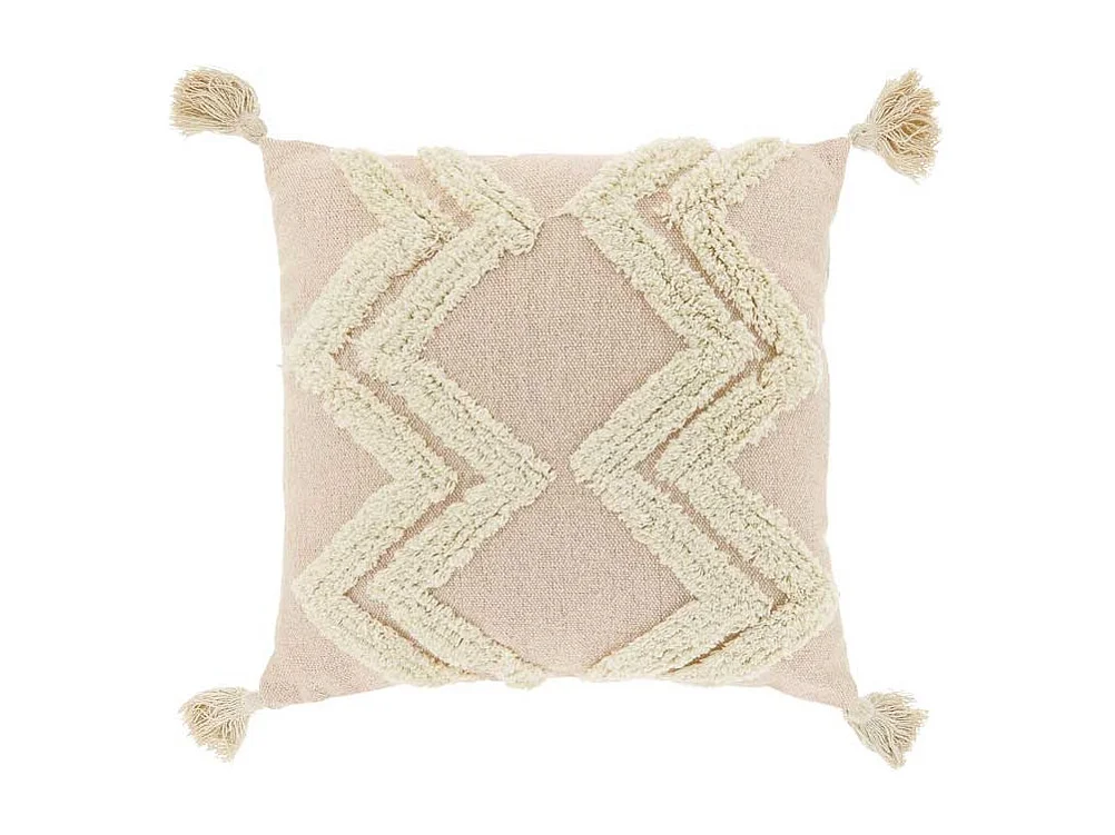 Coussin décoratif Dahlia vieux rose -45x45cm