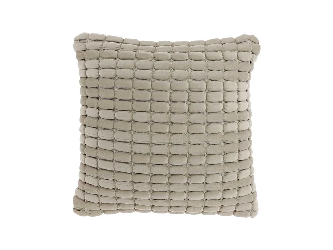 Coussin décoratif Kensi Chateau Gris -45x45cm