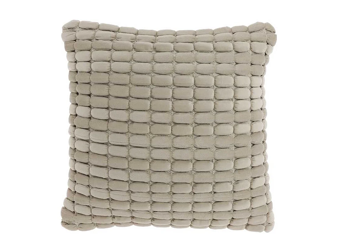 Coussin décoratif Kensi Chateau Gris -45x45cm