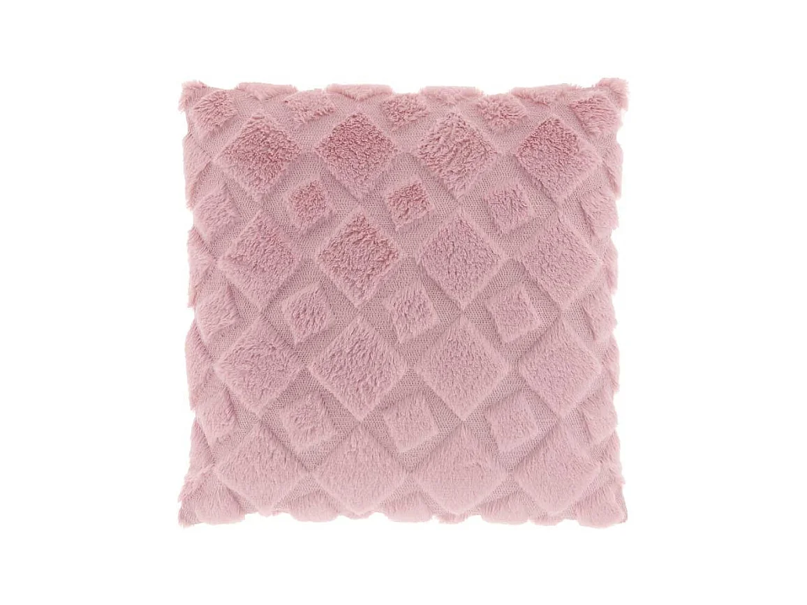 Coussin Fraser - 45x45cm - vieux rose