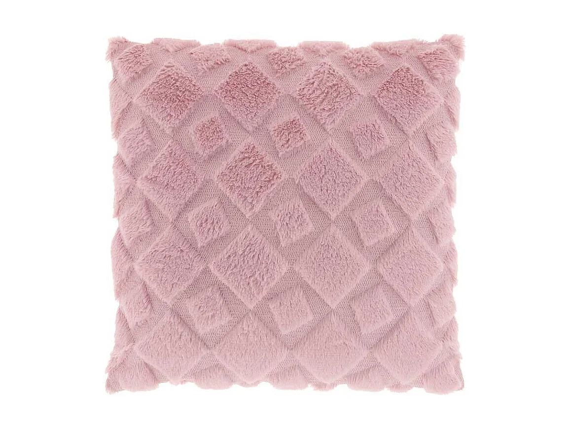 Coussin Fraser - 45x45cm - vieux rose
