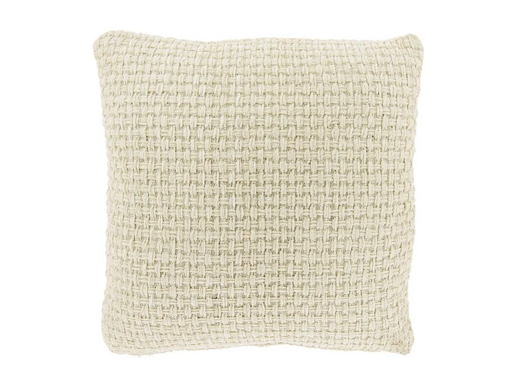 Coussin décoratif Karli Dove Blanc -45x45cm