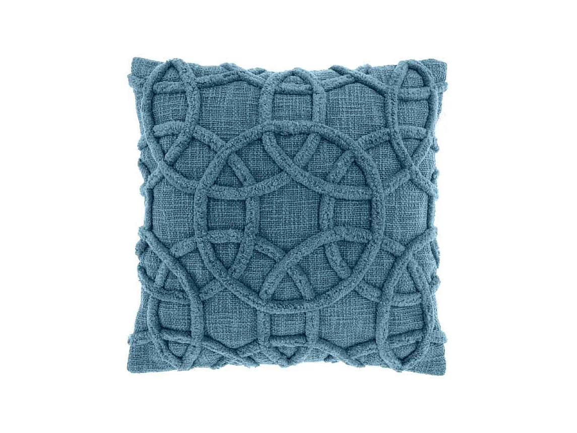 Coussin décoratif Everon Jeans Bleu -45x45cm