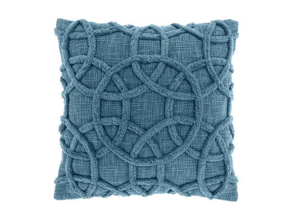 Coussin décoratif Everon Jeans Bleu -45x45cm