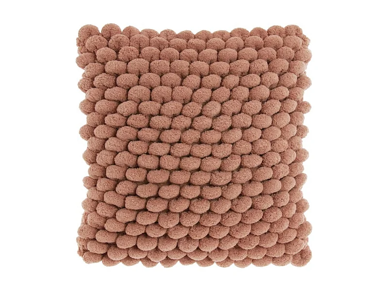 Coussin décoratif Alina vieux rose - 45x45cm