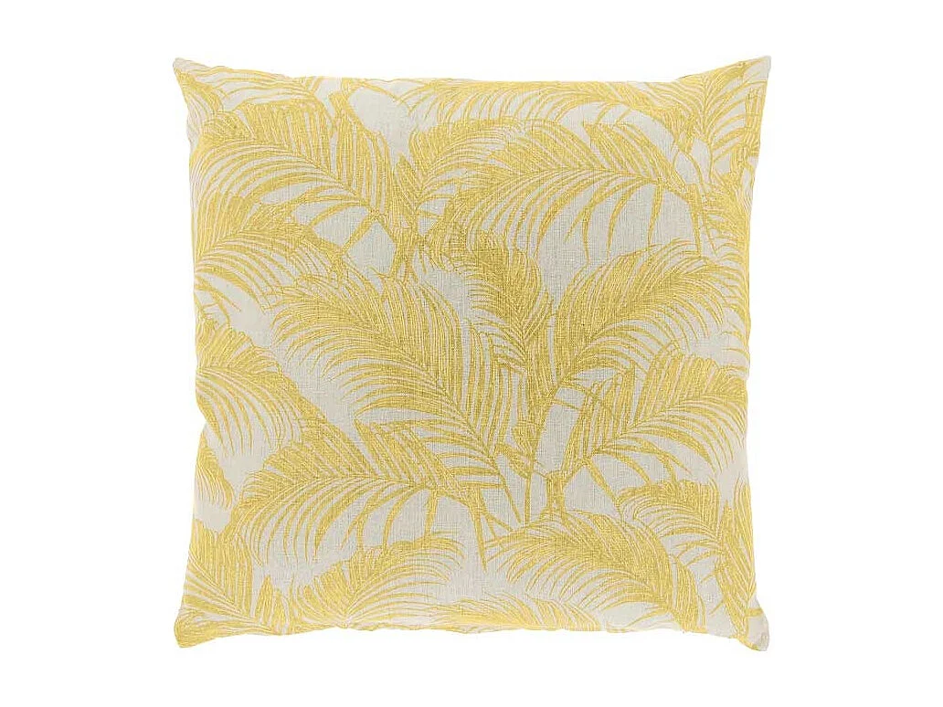 Coussin décoratif Roeli Jaune Citron -45x45cm