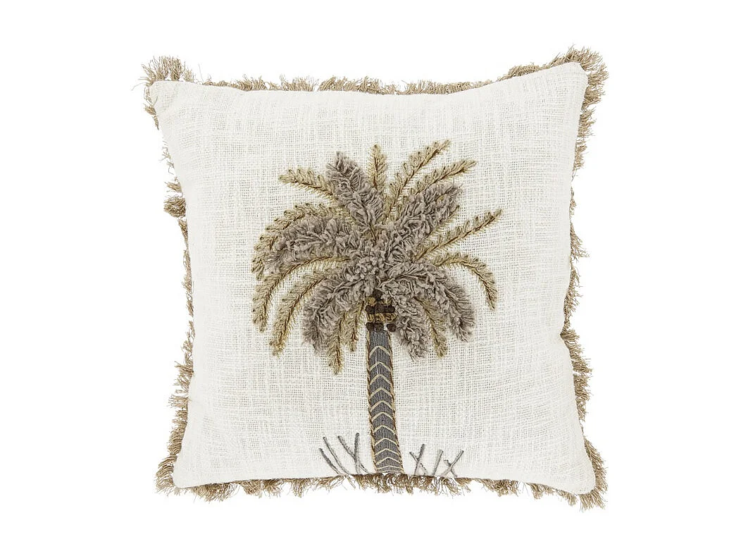 Coussin décoratif Teske Dove Blanc -45x45cm