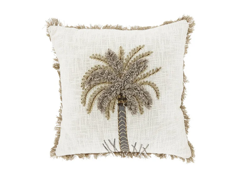 Coussin décoratif Teske Dove Blanc -45x45cm