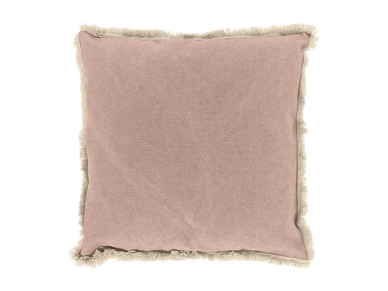Coussin décoratif Laurie vieux rose -45x45cm