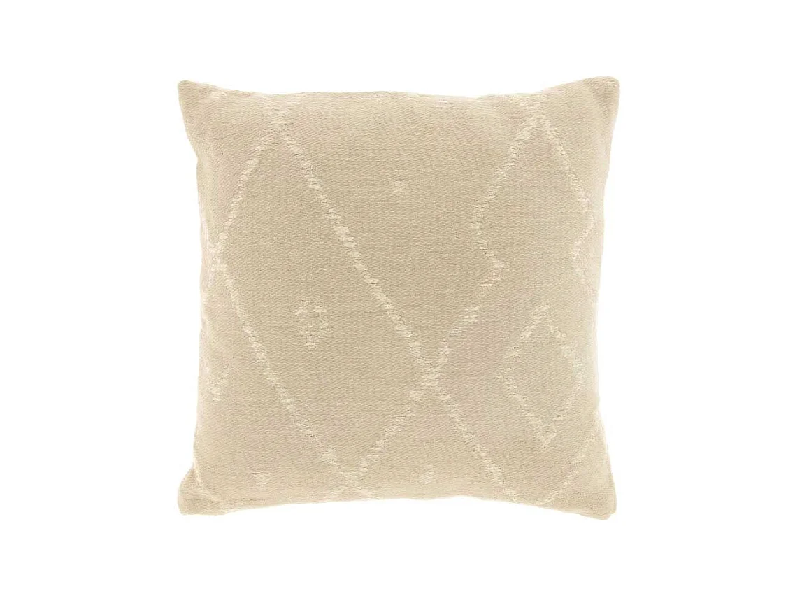 Coussin Tobi - 45x45cm - blanc tourterelle