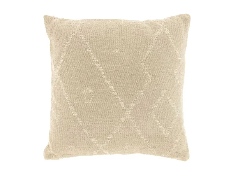 Coussin Tobi - 45x45cm - blanc tourterelle