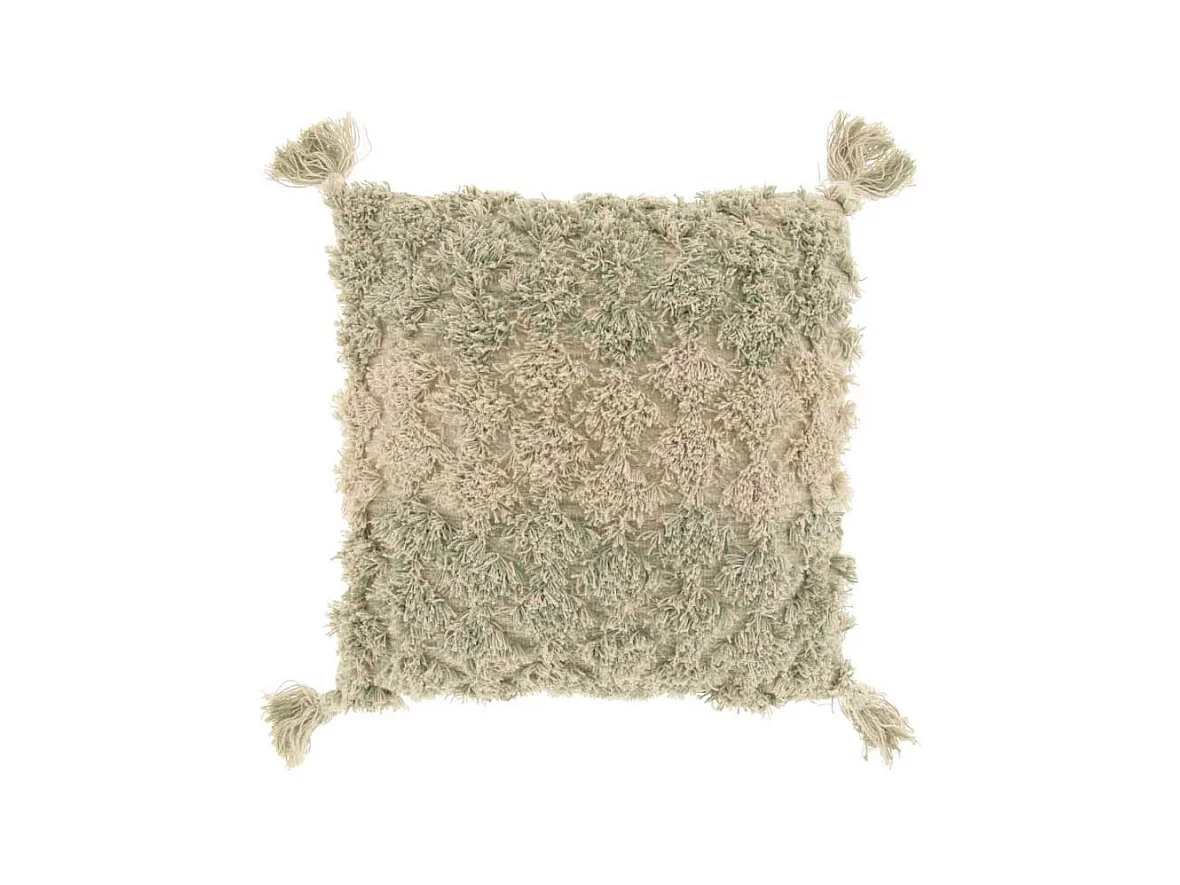 Coussin Beira - 45x45cm - vert thé