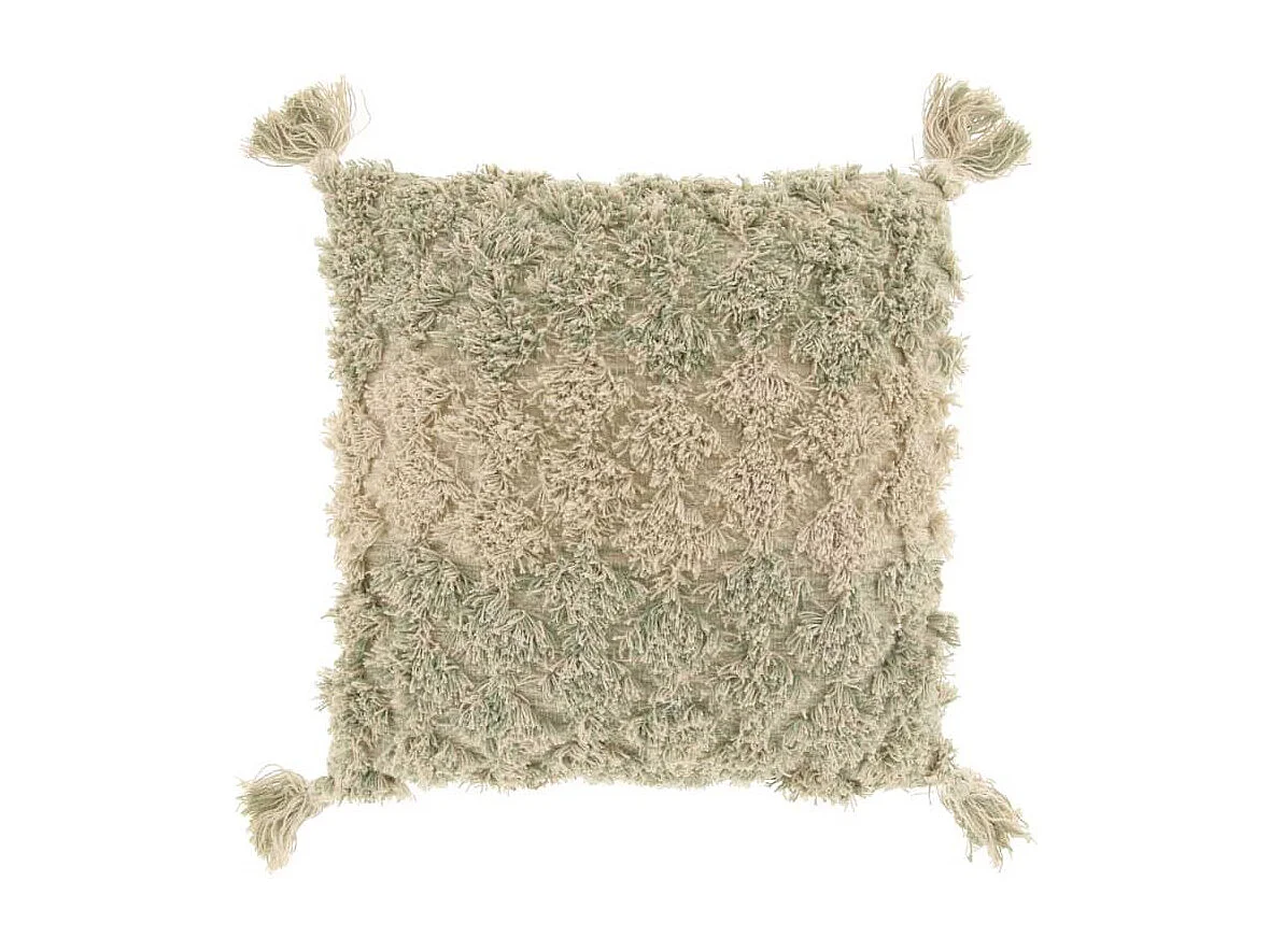 Coussin Beira - 45x45cm - vert thé