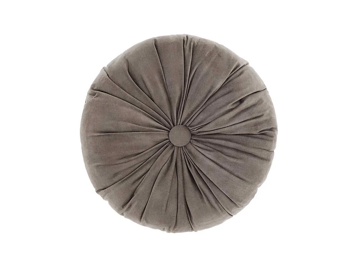 Kissen Basics 40cm Ø Taupe