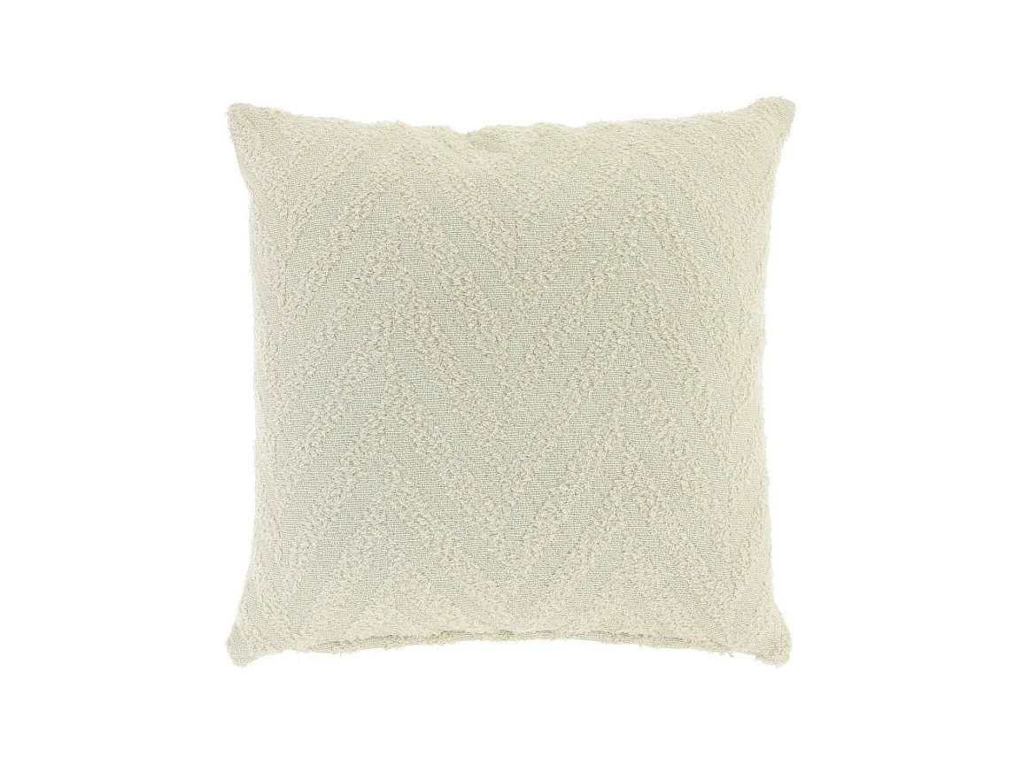 Coussin Capri - 45x45cm - blanc tourterelle