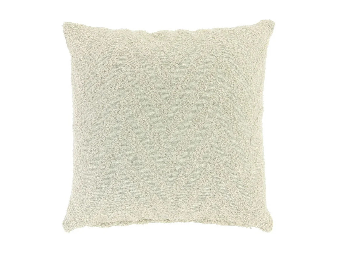 Coussin Capri - 45x45cm - blanc tourterelle