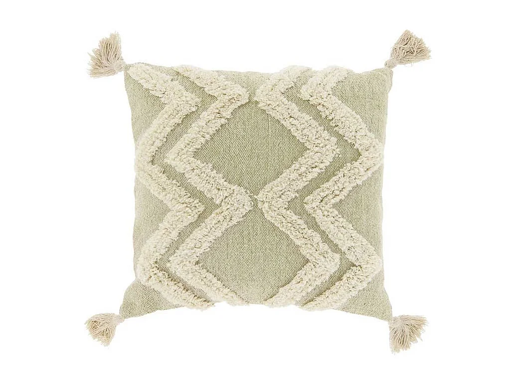 Coussin décoratif Dahlia Vert Mousse -45x45cm