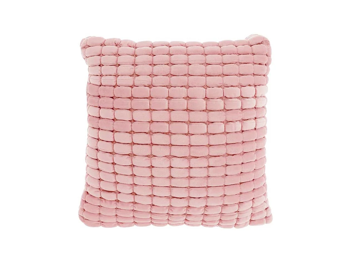 Coussin décoratif Kensi vieux rose -45x45cm