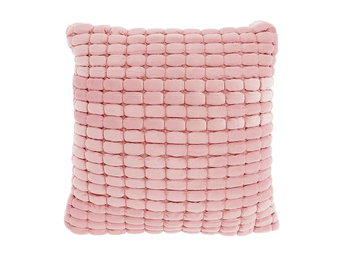 Coussin décoratif Kensi vieux rose -45x45cm