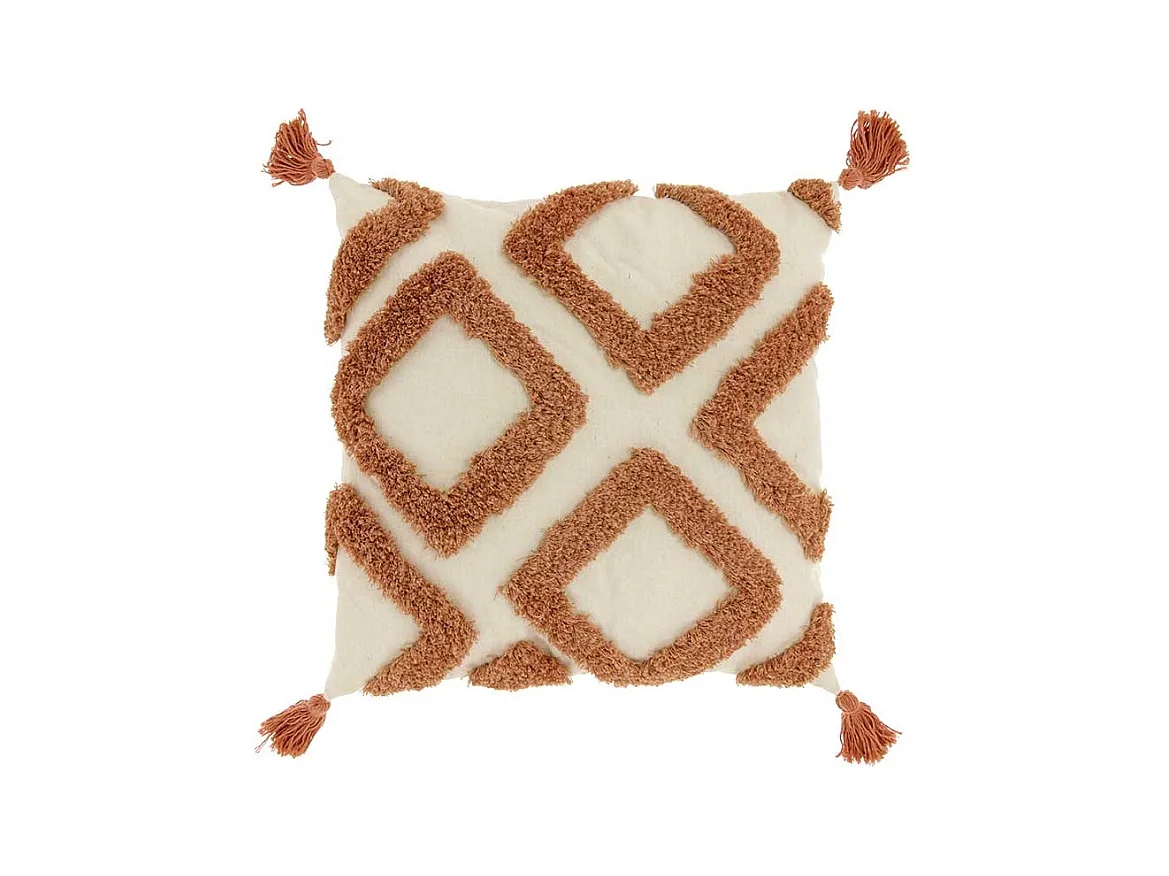 Coussin Cruz - 45x45cm - camel