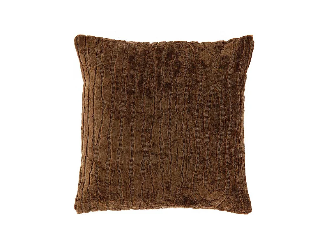 Coussin Dovi - 45x45cm - Marron
