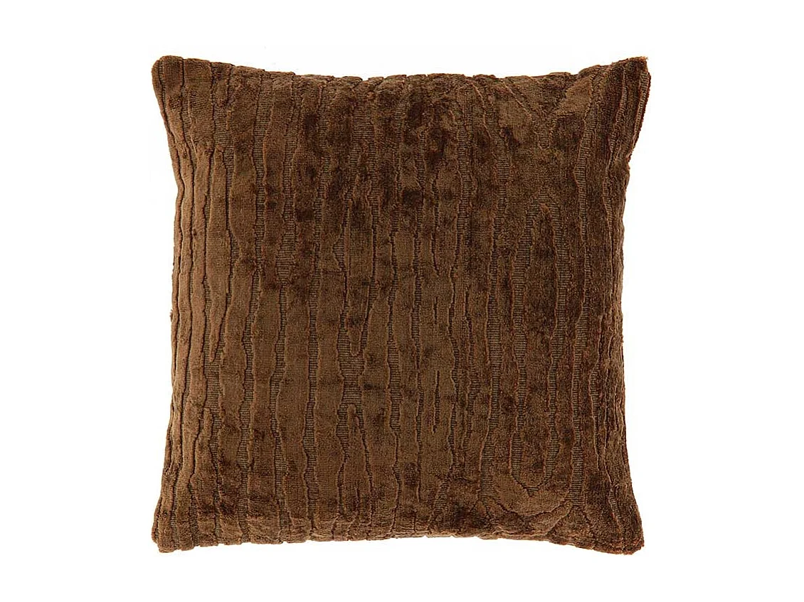 Coussin Dovi - 45x45cm - Marron