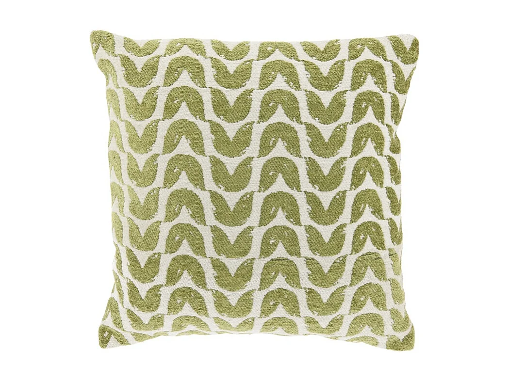 Coussin décoratif Gozi Vert Mousse -45x45cm