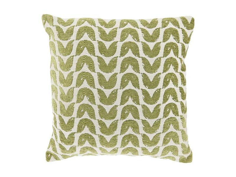 Coussin décoratif Gozi Vert Mousse -45x45cm