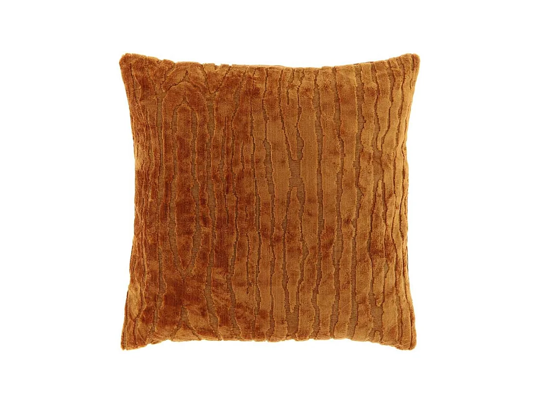 Coussin Dovi 45x45cm Cuir Marron